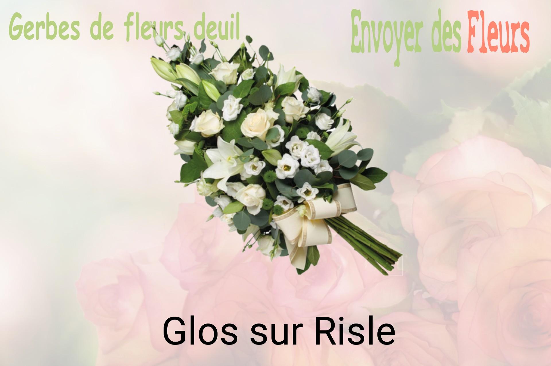 Gerbe de fleurs de deuil livrée à Glos-sur-Risle